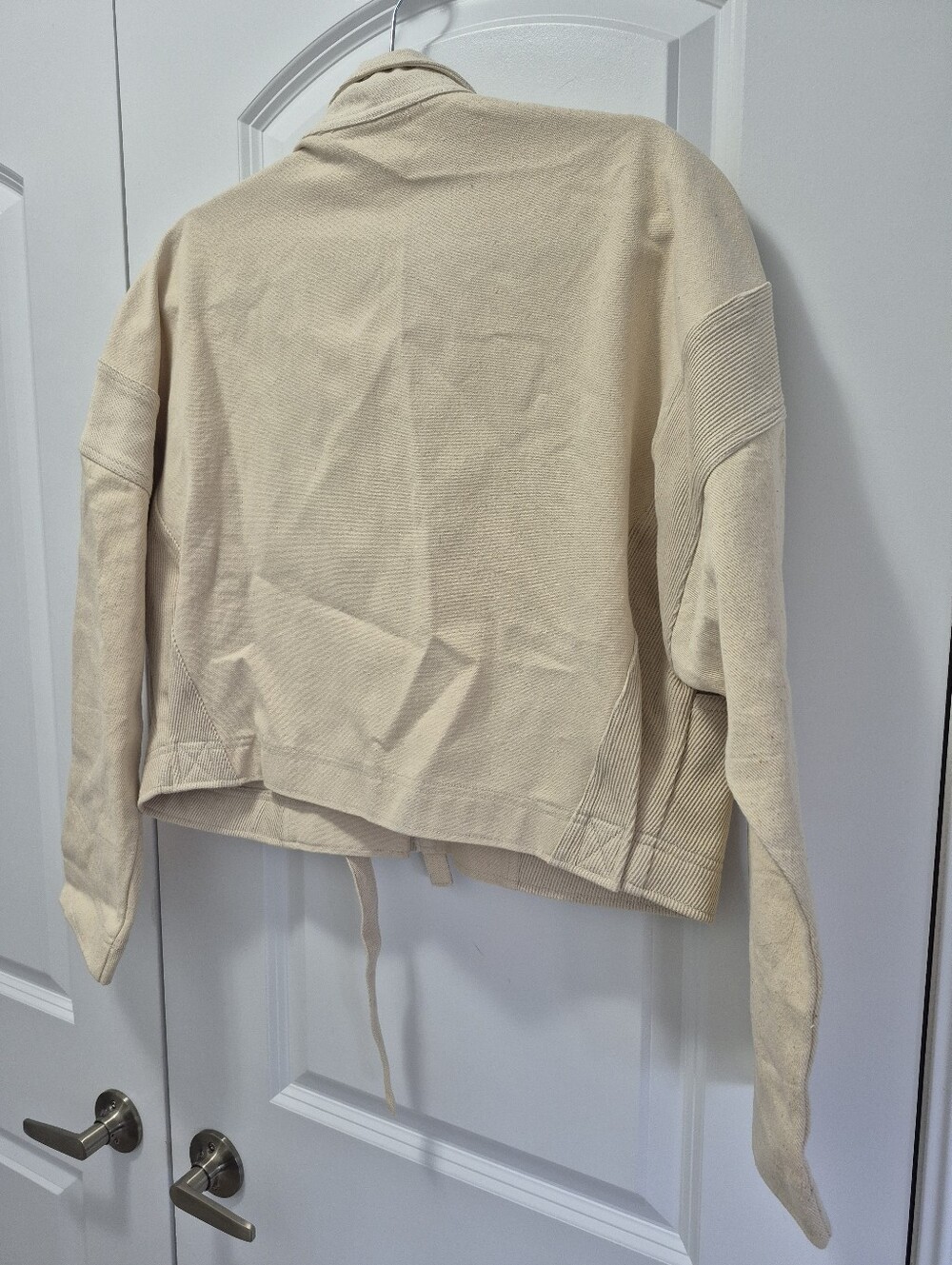 Opening Ceremony The Knot Biker Jacket, XS/S, Cream - Picture 9 of 13